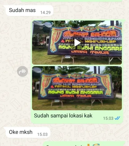 Pengiriman Papan Bunga Rawalumbu