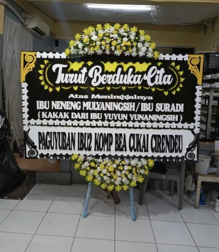 Papan Bunga Duka Rawalumbu