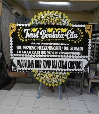 Papan Bunga di Rawalumbu